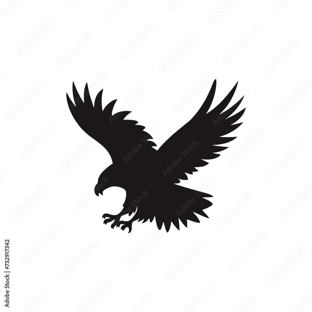 Eagle vector silhouette Eagle vector silhouette