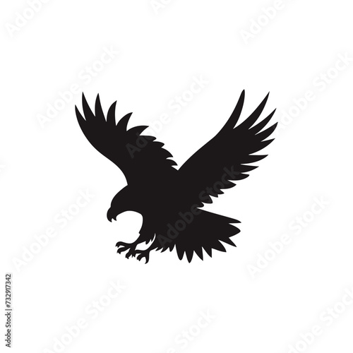 Eagle vector silhouette
