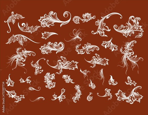 border decoration design elements, Decorative Seamless Border Design.