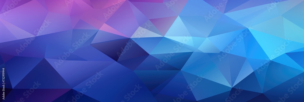 A geometric pattern of interlocking triangles in a gradient of blue to purple A geometric pattern of interlocking triangles in a gradient of blue to purple