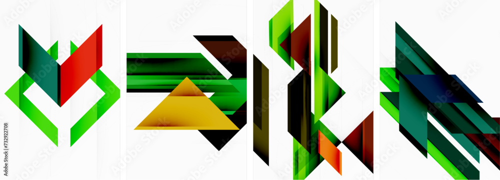 Triangle poster abstract background set for wallpaper, business card, cover, poster, banner, brochure, header, website Triangle poster abstract background set for wallpaper, business card, cover, poster, banner, brochure, header, website