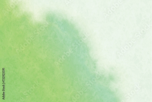 新緑　和紙　水彩　背景	