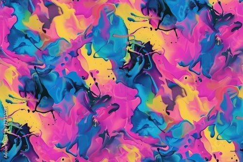 Abstract colorful tie dye background  © kramynina