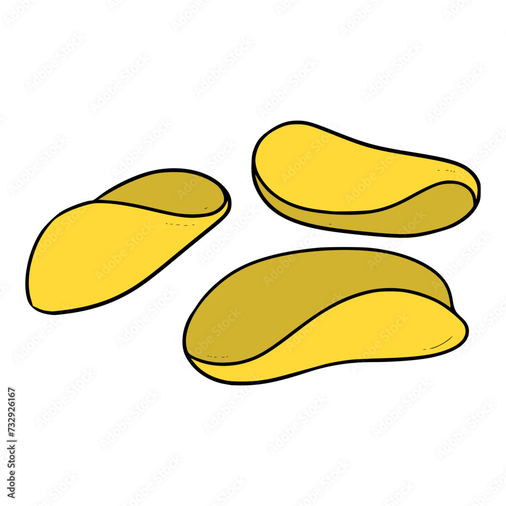 potato chips illustration hand drawn isolated vector potato chips illustration hand drawn isolated vector