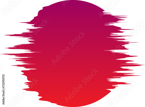 Neon Gradient Circle Retro Wave Cyberpunk