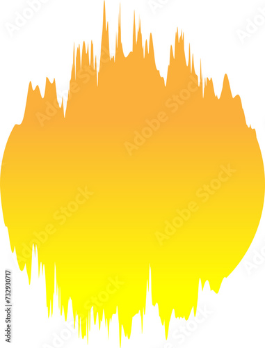 Neon Gradient Circle Retro Wave Cyberpunk
