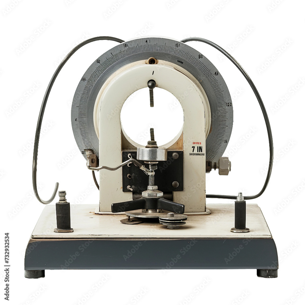 Galvanometer, transparent background, isolated image, generative AI ...