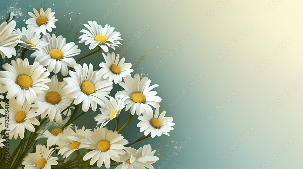 Fototapeta premium Women's Day or Mother's Day theme background, decorative flower background pattern