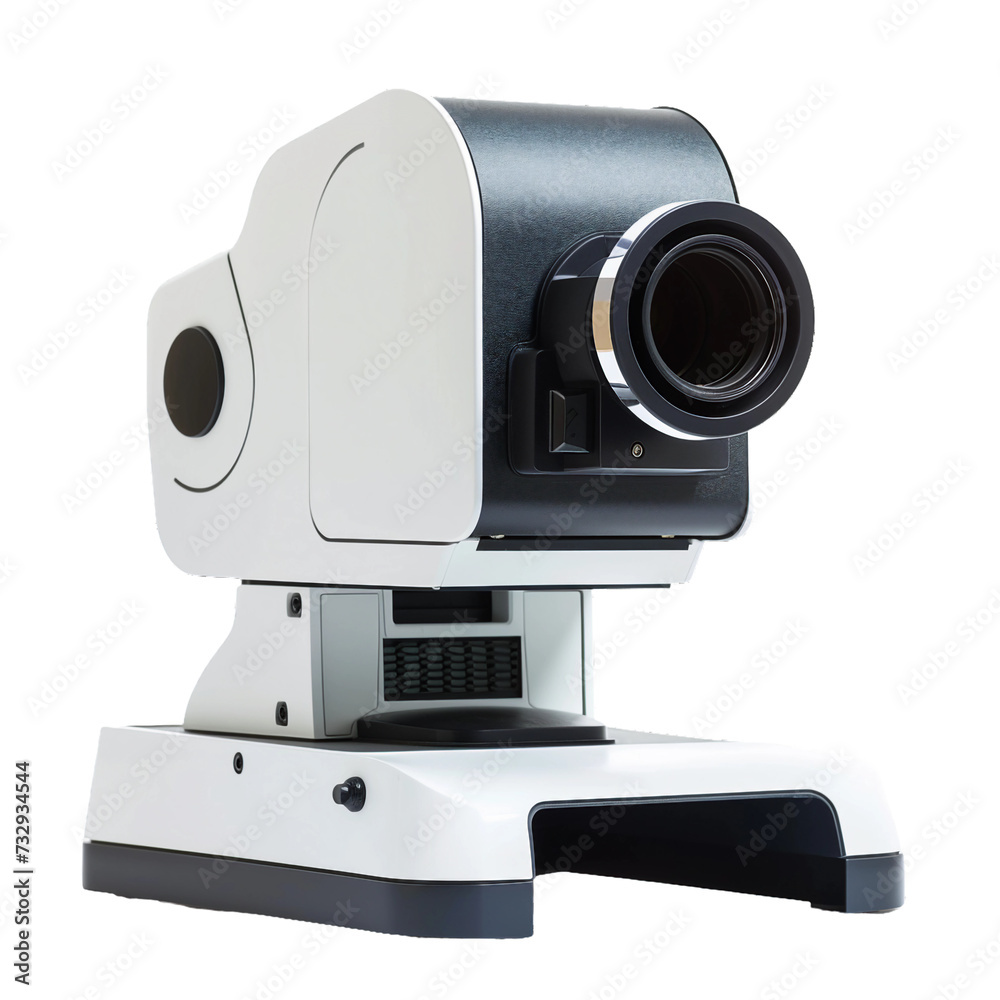 Infrared spectrometer, transparent background, isolated image, generative AI Infrared spectrometer, transparent background, isolated image, generative AI