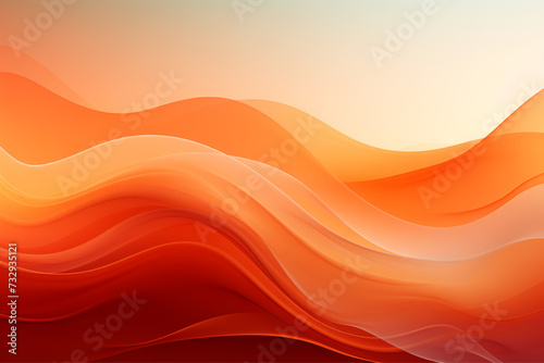 Orange gradient brush design abstract background