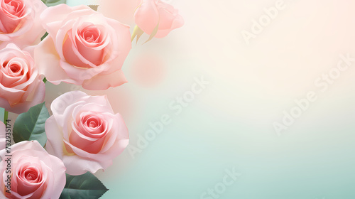 Women's Day or Mother's Day theme background, decorative flower background pattern © jiejie