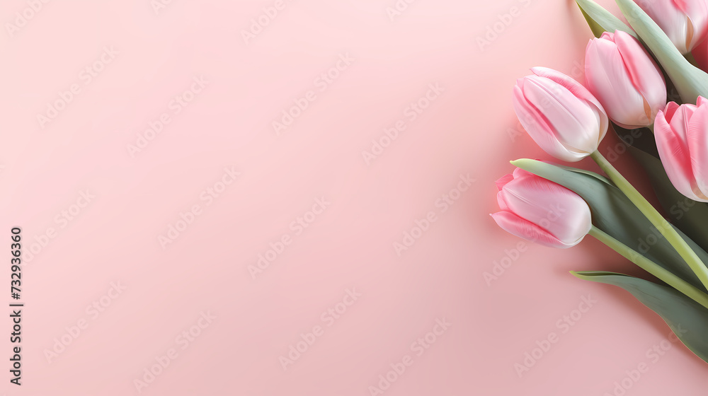 Women's Day, Valentine's Day, Mother's Day background concept, empty floral background with copy space Women's Day, Valentine's Day, Mother's Day background concept, empty floral background with copy space