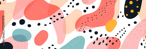 seamless pattern with pink and white dots game, domino, dice, gambling, metal, wood, vector, isolated, figure, object, black, dominoes, decoration, casino, fun, fashion, gamble, toy © Chaudary