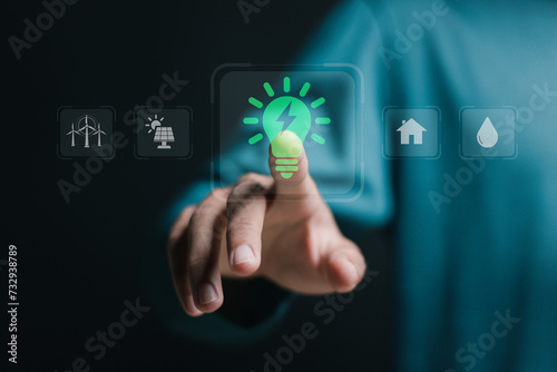 Foto Sustainable energy concept
