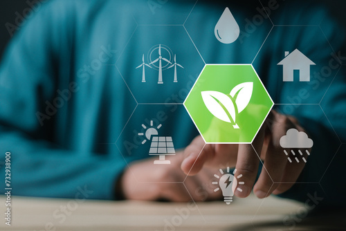 Foto Sustainable energy concept