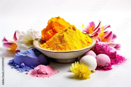 Celebrating Holi's Vibrant Traditions. A Celebration of Vibrant Colors, Joyful Dance, Traditional Music, and Community Unity, Bringing Renewal, Happiness, and Love in a Festival of Life and Laughter.