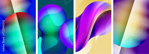 Abstract colors. Abstract backgrounds for wallpaper, business card, cover, poster, banner, brochure, header, website