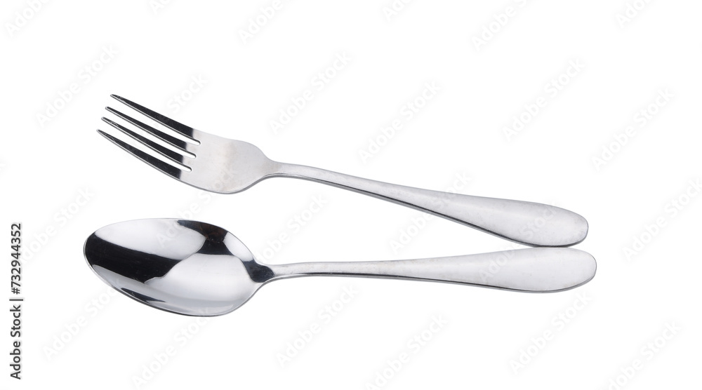 Spoon and fork is isolated on transparen png Spoon and fork is isolated on transparen png
