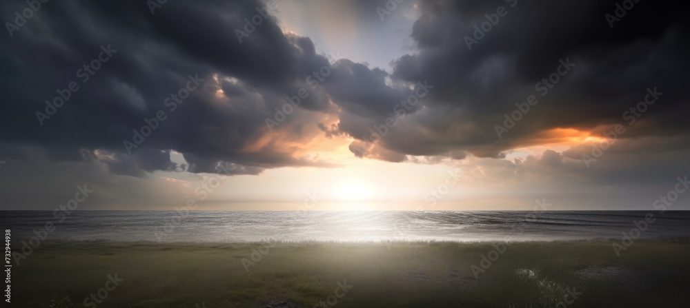 Obraz premium Beautiful river landscape Composition of nature.