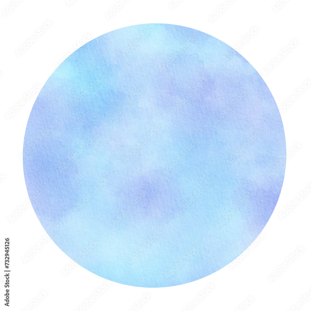 Watercolor circles round shapes. Watercolor circles round shapes.
