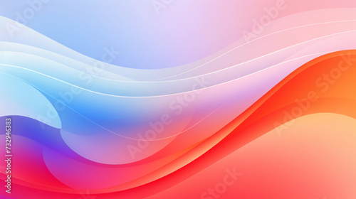 Abstract wavy background with modern gradient colors. Trendy liquid design. Motion sound wave. Vector illustration for banners, flyers and presentation. 