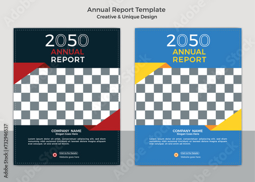 Modern Annul Report Professional Corporate Business Flyer Template