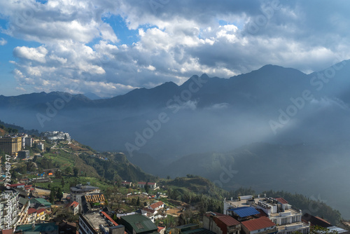 Sa Pa City, is a district-level town of Lao Cai Province in the Northwest region of Vietnam © maodoltee