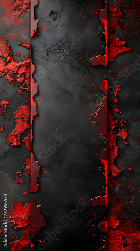 a grunge red on black background