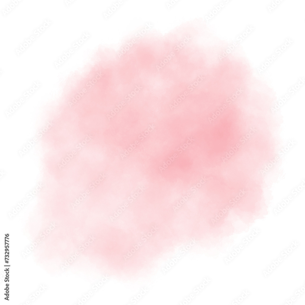 Fototapeta premium Pink abstract watercolor brush background.