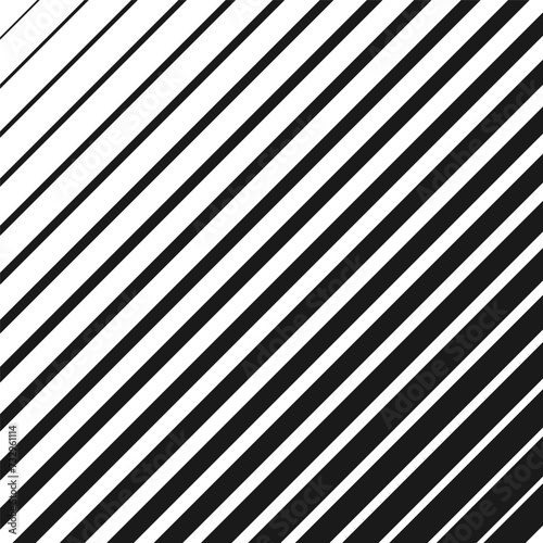 Half tone line pattern. Faded halftone black lines. Fading gradient background. Diagonal abstract geometric texture with parallel stripes. Gradient pattern. Vector illustration on white background.