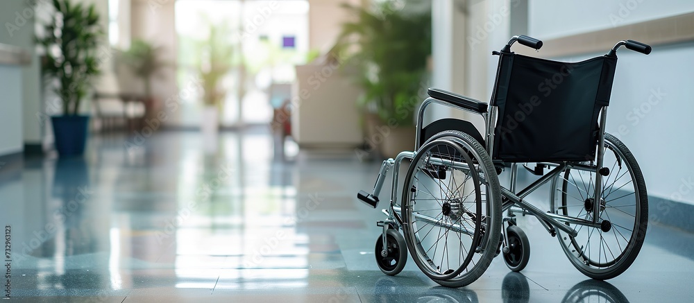 wheelchairs in the hospital for independent care for patient service mobility. wheelchairs in the hospital for independent care for patient service mobility.