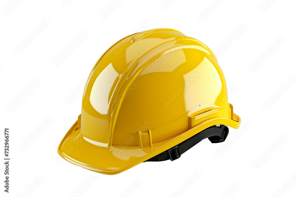A sleek and modern construction helmet with clean lines and a minimalist design on a white background. A sleek and modern construction helmet with clean lines and a minimalist design on a white background.
