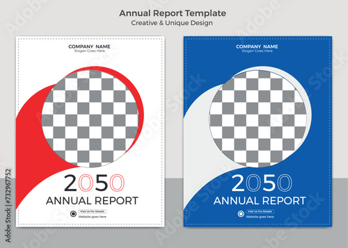 Modern Annul Report Professional Corporate Business Flyer Template