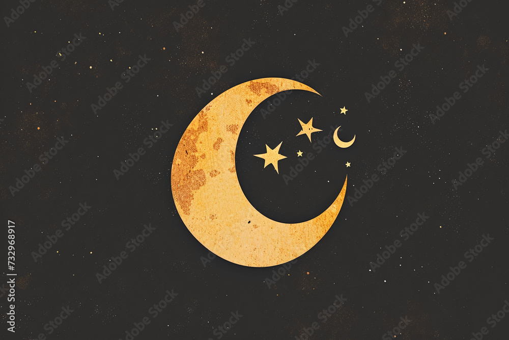 Naklejka premium ramadan Kareem, Ramadan crescent moon, Eid Mubarak Islamic festival social media banner and Eid Mubarak Post Template, islam