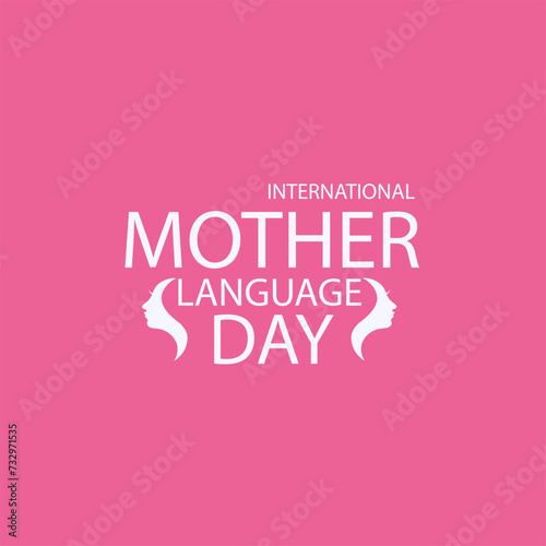 International Mother Language Day creative design for poster, banner vector Flyer, illustration, 3D