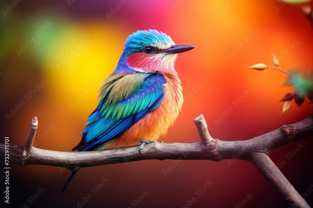 beautiful birds with blurred natural background with generative ai beautiful birds with blurred natural background with generative ai