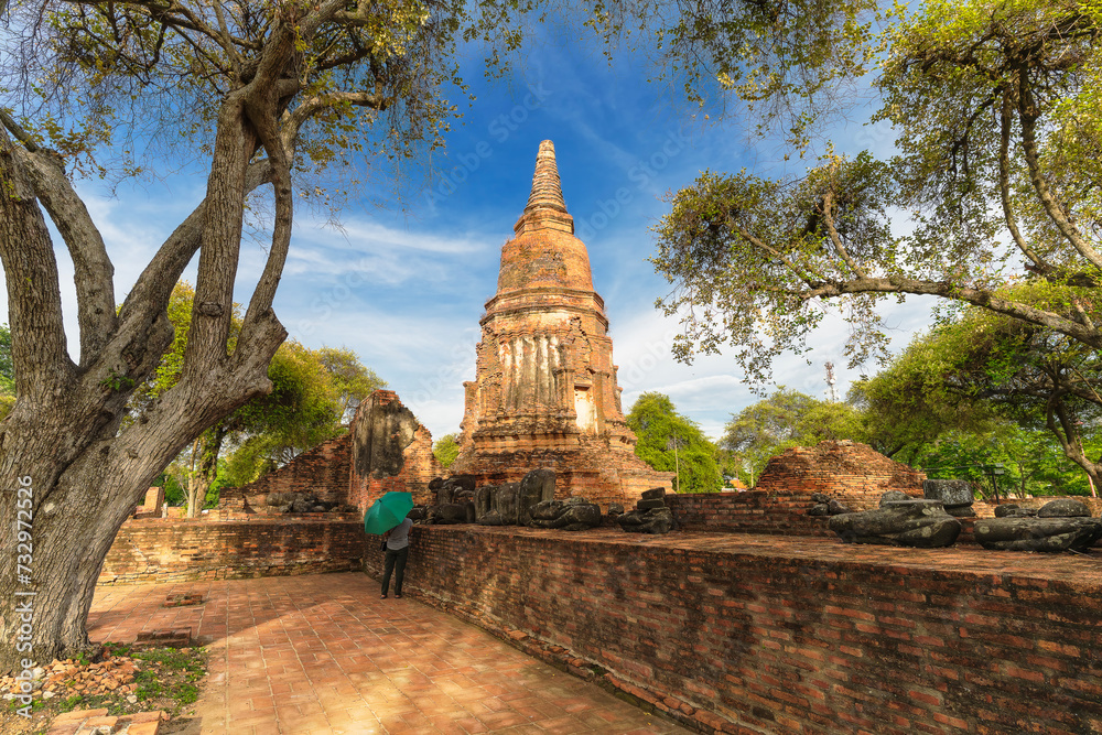 Wat Chaiwatthanaram Ayutthaya Thailand. a Buddhist temple in the city of Ayutthaya Historical Park.