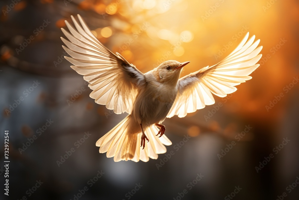 beautiful birds with blurred natural background with generative ai beautiful birds with blurred natural background with generative ai