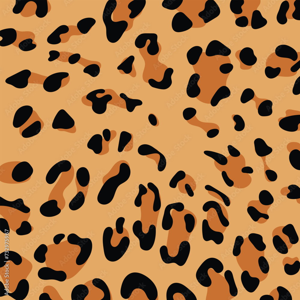 Vector leopard print pattern seamless background and printing or home decorate and more. Vector leopard print pattern seamless background and printing or home decorate and more.
