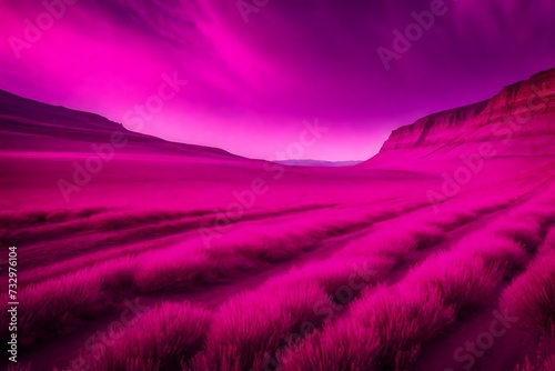 lavender field at sunrise