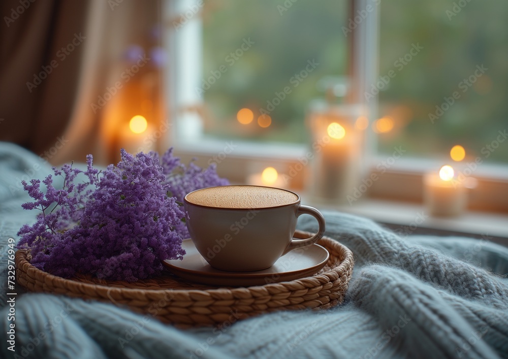 tee or coffee in bed cozy and relax style tee or coffee in bed cozy and relax style