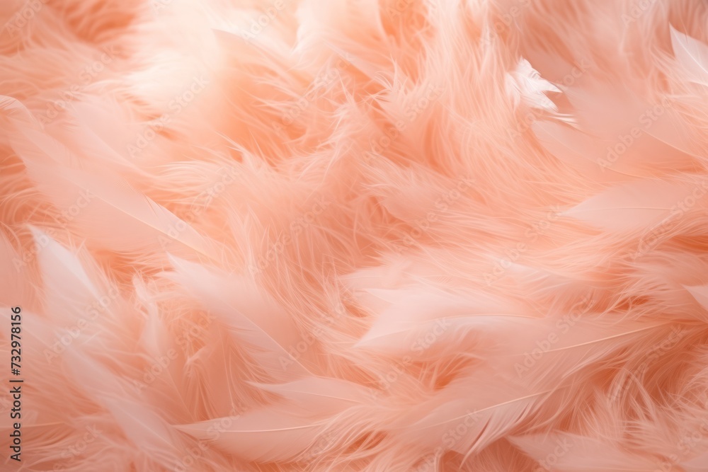 Pink flamingo abstract background of fluffy peach fuzz feathers that are delicate Pink flamingo abstract background of fluffy peach fuzz feathers that are delicate