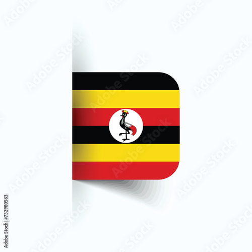 Free Download Uganda national flag, Uganda National Day, EPS10. Uganda flag vector icon - GFXLoad