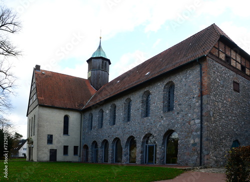 Historical Monastery in the Town Oldenstadt, Lower Saxony