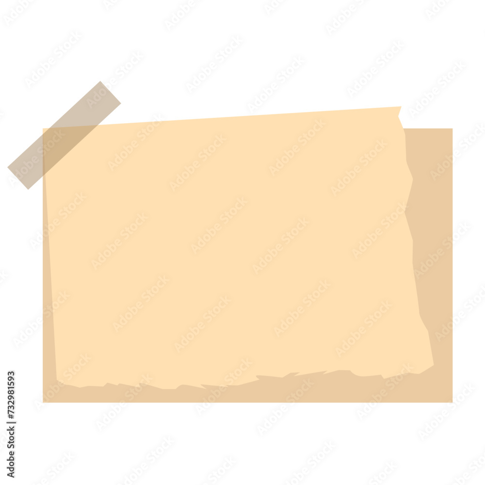 Torn Paper Note Torn Paper Note