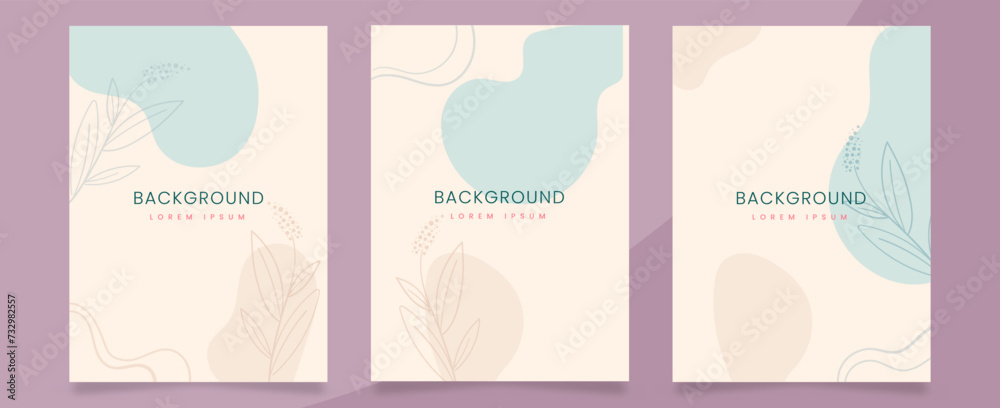 Modern abstract background. Social media stories and post creative Vector set. cover, invitation, banner, placard, brochure, poster, card, flyer and other.