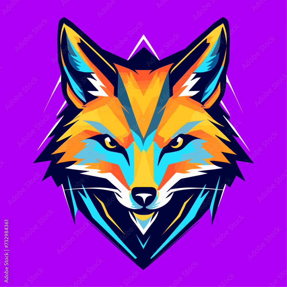 head of fox cartoon head of fox cartoon