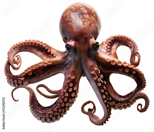 Cute fresh octopus 