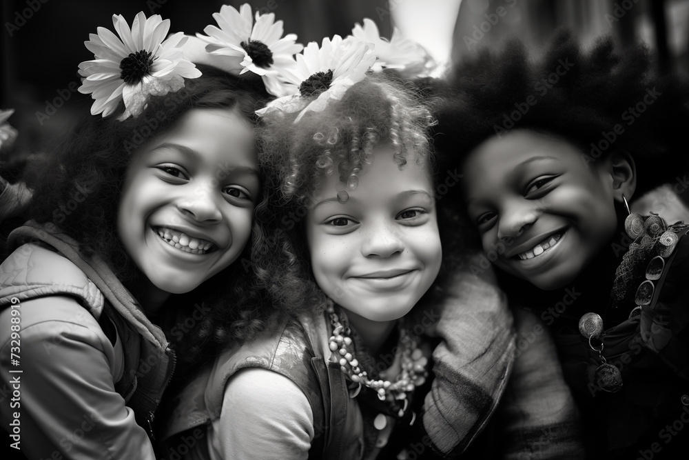Faces of Joy : The Smiles and Excitement of Participants and Spectators at the Easter Parade