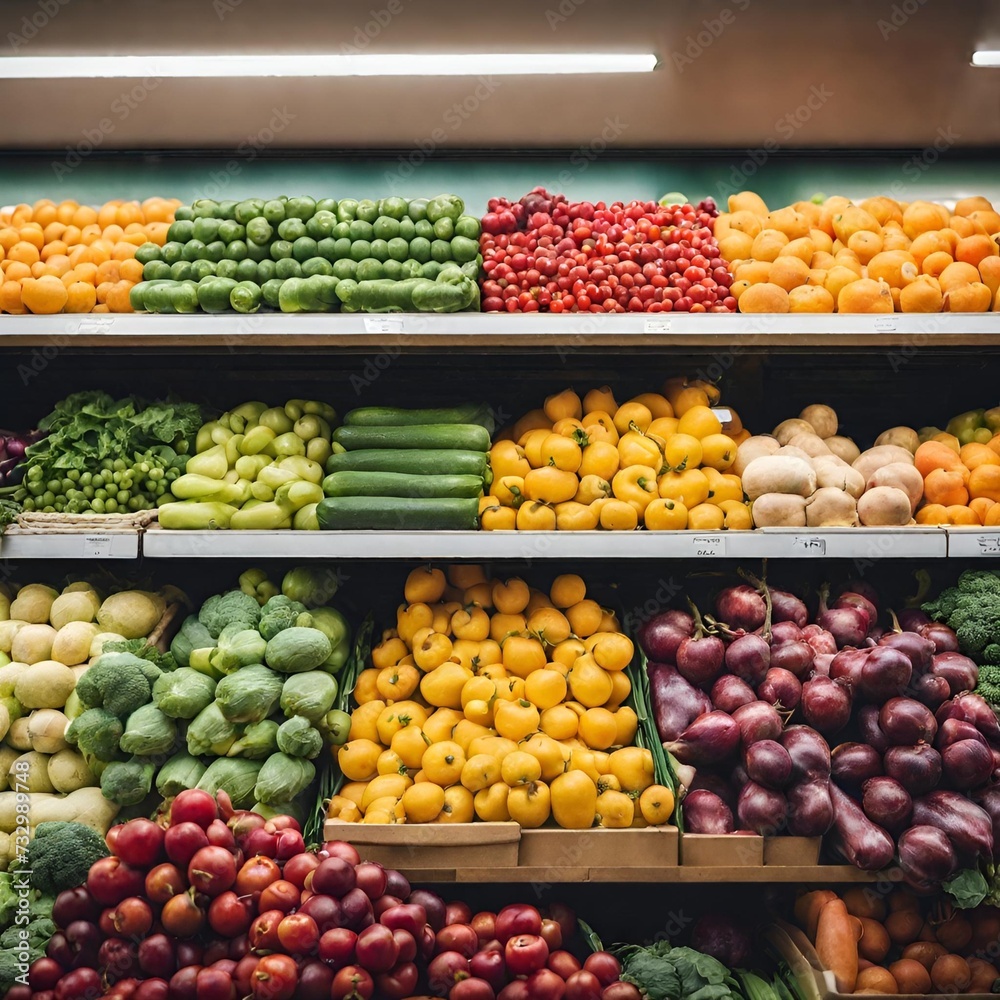  fruits and vegetables in supermarket - 1